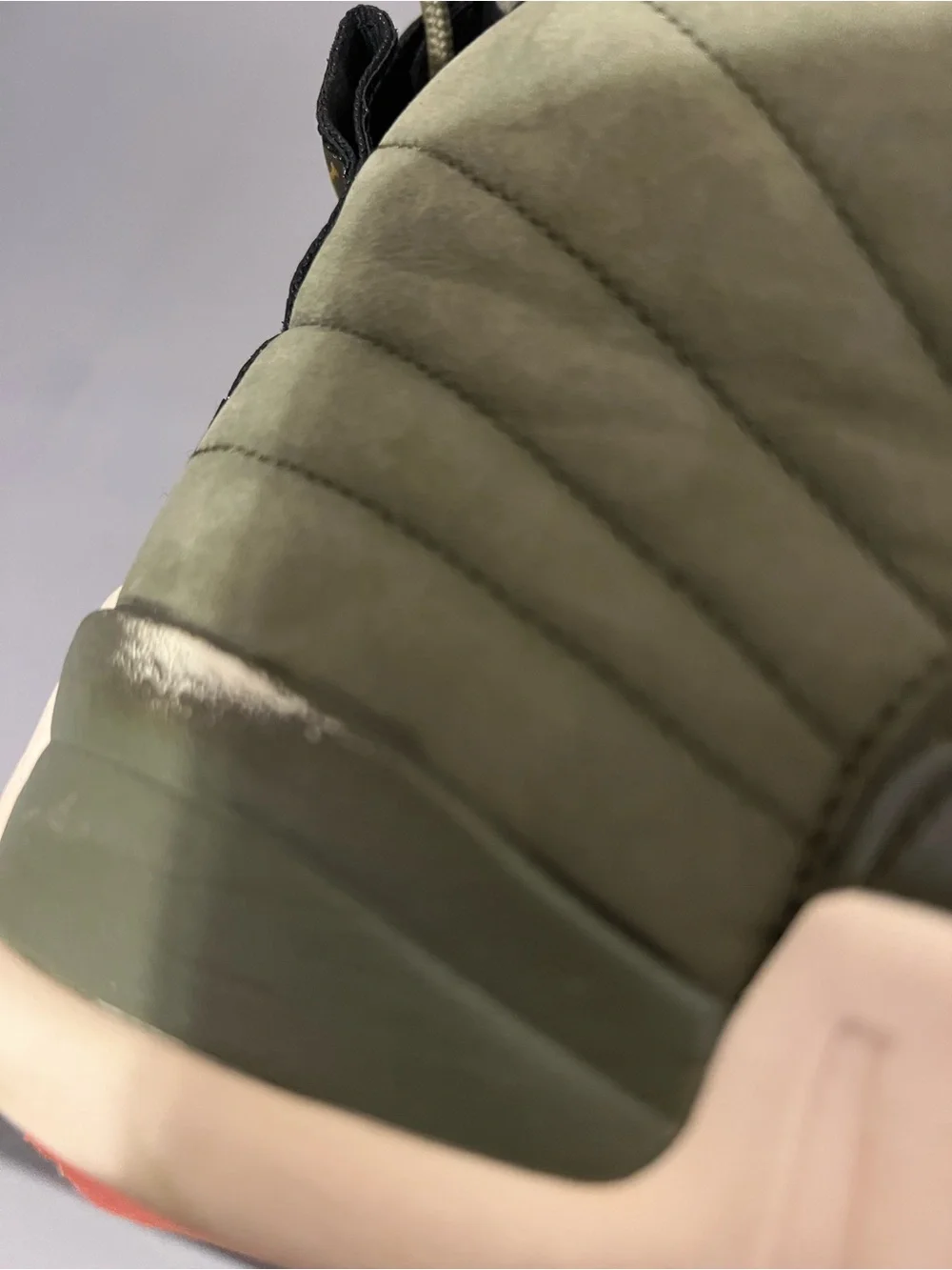 Jordan air 12 cp3class of 2003 1Men's Olive Green High-Top sneakers